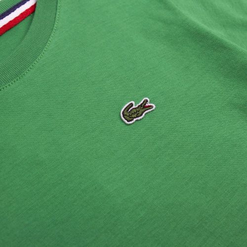 Boys Green Branded S/s T Shirt 85289 by Lacoste from Hurleys