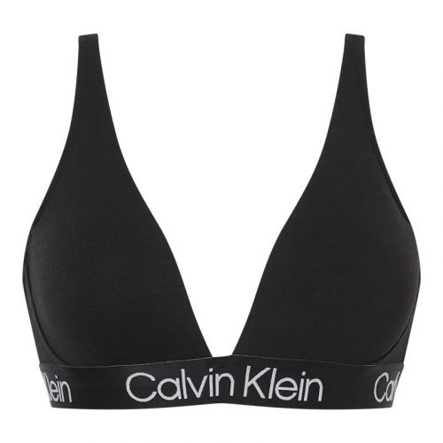 Womens Black Light Lined Triangle Bralette 98921 by Calvin Klein from Hurleys