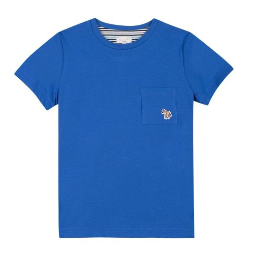 Boys Olympian Blue Real Pocket S/s T Shirt 24348 by Paul Smith Junior from Hurleys