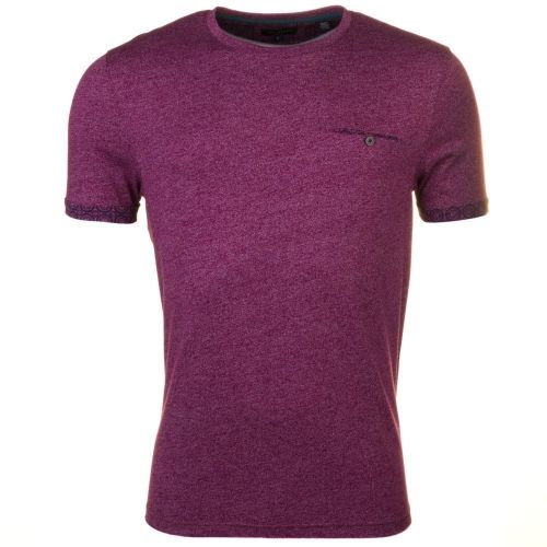 Mens Pink Junior Sleeve Detail Pocket S/s Tee Shirt 61427 by Ted Baker from Hurleys