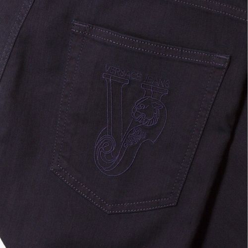 Mens Blue Black Skinny Fit Jeans 32604 by Versace Jeans from Hurleys