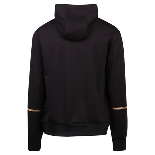 Mens Black Gold Centre Logo Hoodie 107245 by Armani Exchange from Hurleys