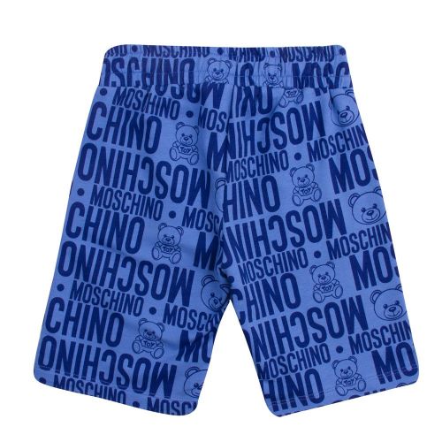Boys Blue Toy Printed Sweat Shorts 90626 by Moschino from Hurleys