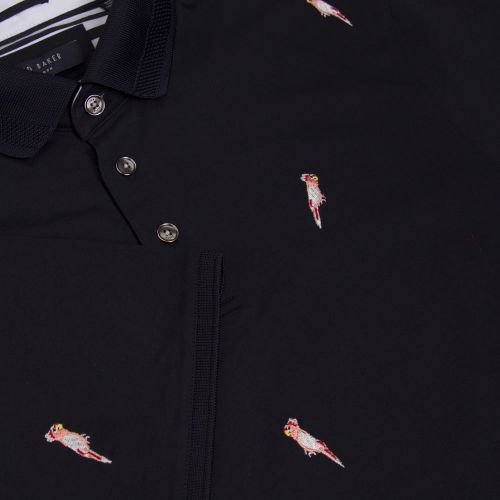 Mens Navy Scraffy Cockatoo S/s Polo Shirt 23682 by Ted Baker from Hurleys