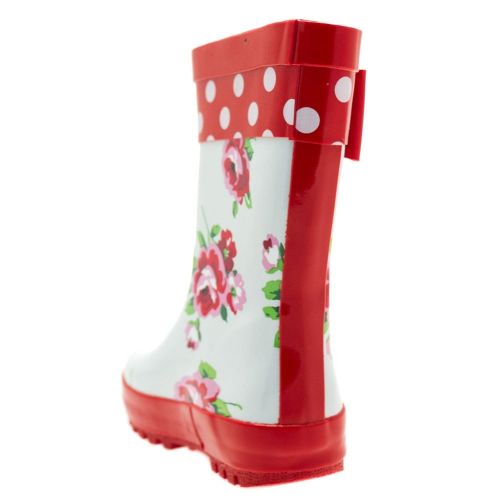 Girls Red Rain 1 Wellington Boots (24-35) 68718 by Lelli Kelly from Hurleys