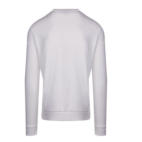 Mens White Dicago193 Crew Sweat Top 42636 by HUGO from Hurleys