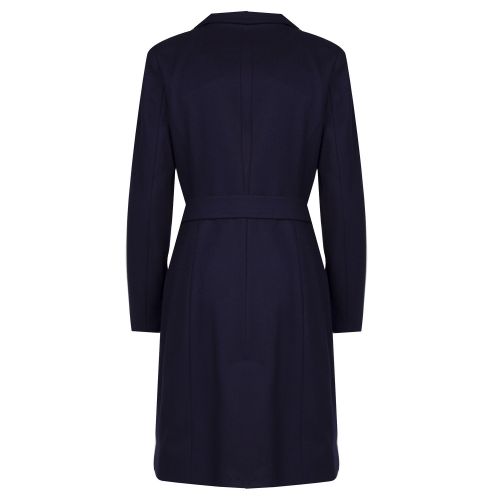 Womens Dark Blue Sandra Long Wool Coat 40292 by Ted Baker from Hurleys