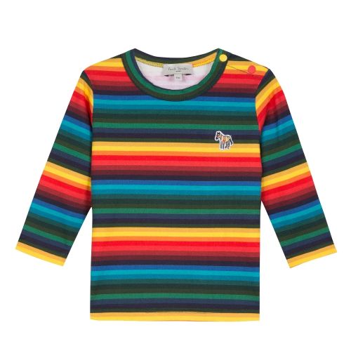 Baby Multicoloured Valdo Stripe L/s T Shirt 45926 by Paul Smith Junior from Hurleys