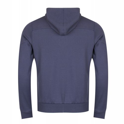 Athleisure Mens Navy Saggy Hooded Zip-Through Sweat Top 28101 by BOSS from Hurleys