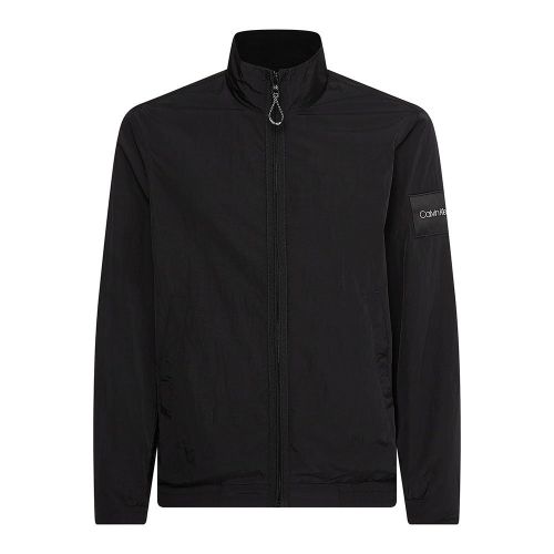 Mens Black Crinkle Nylon Jacket 86903 by Calvin Klein from Hurleys