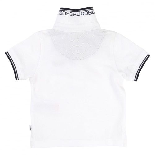 Baby White Tipped S/s Polo Shirt 37467 by BOSS from Hurleys