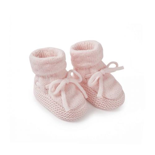 Baby Pink Knitted Booties 81929 by Katie Loxton from Hurleys