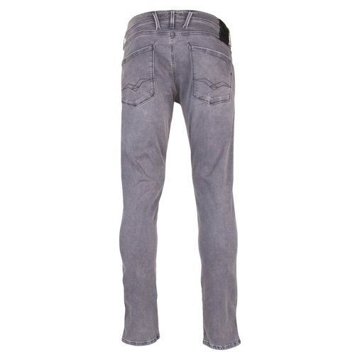 Mens Grey Wash Anbass Slim Fit Jeans 72614 by Replay from Hurleys