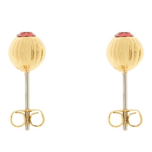 Womens Gold & Indian Pink Aubree Studs 66757 by Ted Baker from Hurleys