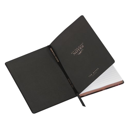 Womens Black Splendour A5 Notebook 33943 by Ted Baker from Hurleys