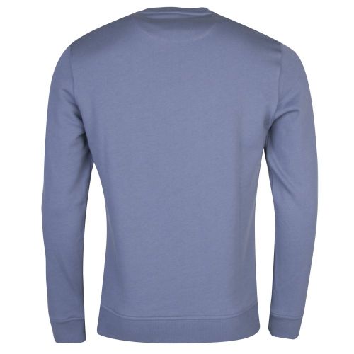 Mens Mist Blue Crew Neck Sweat Top 24212 by Lyle & Scott from Hurleys