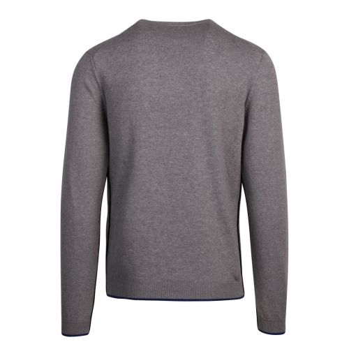 Athleisure Mens Light Grey Riston Crew Neck Knitted Jumper 76464 by BOSS from Hurleys