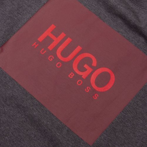 Mens Grey Dolive201 Logo S/s T Shirt 73631 by HUGO from Hurleys