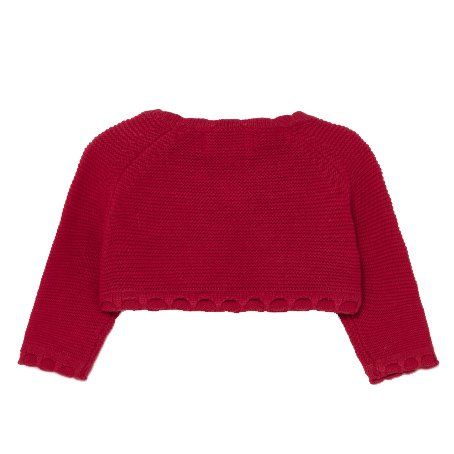 Baby Red Basic Short Cardigan 91502 by Mayoral from Hurleys