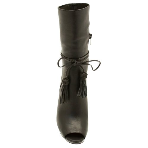 Micahel Kors Womens Black Rosalie Open Toe Heeled Boots 9278 by Michael Kors from Hurleys