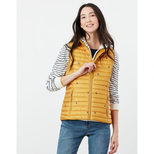 Womens Gold Bee Snug Padded Gilet 99254 by Joules from Hurleys