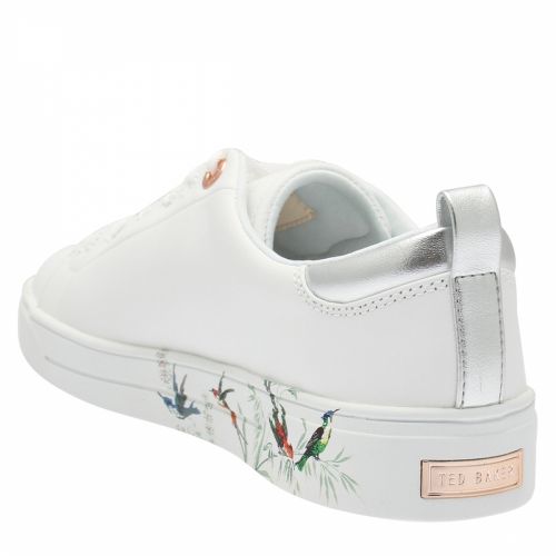 Womens White Fortune Roully Trainers 41040 by Ted Baker from Hurleys