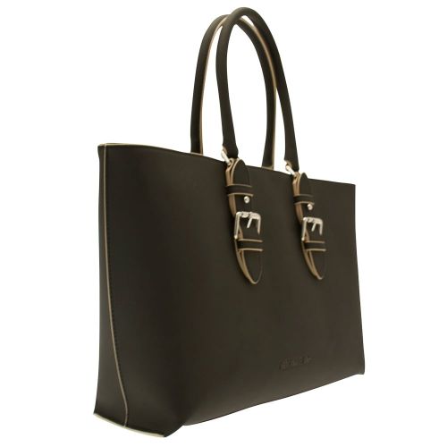 Womens Black Buckle Tote Bag 69865 by Armani Jeans from Hurleys