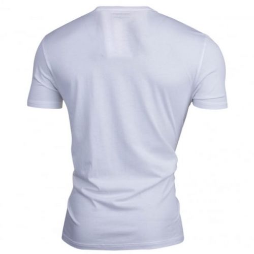 Mens White Small Logo S/s T Shirt 15058 by Emporio Armani from Hurleys