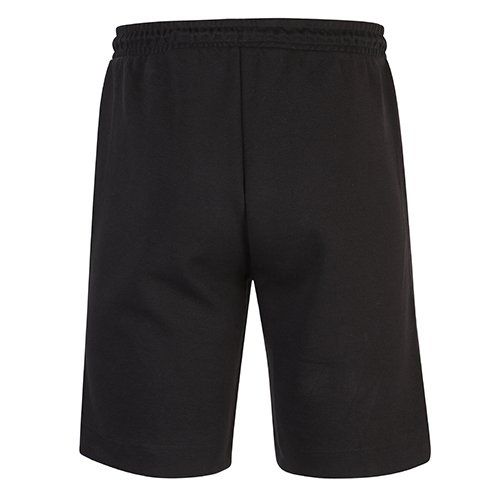 Athleisure Mens Black Headlo Curved Sweat Shorts 108309 by BOSS from Hurleys