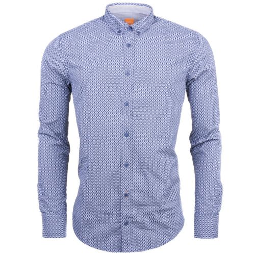Mens Dark Blue Edipoe L/s Shirt 68241 by BOSS Orange from Hurleys
