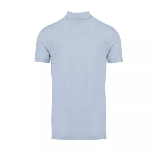 Casual Mens Light Blue Passenger Slim Fit S/s Polo Shirt 73671 by BOSS from Hurleys