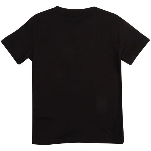 Boys Black Basic Small Logo S/s T Shirt 77398 by EA7 from Hurleys