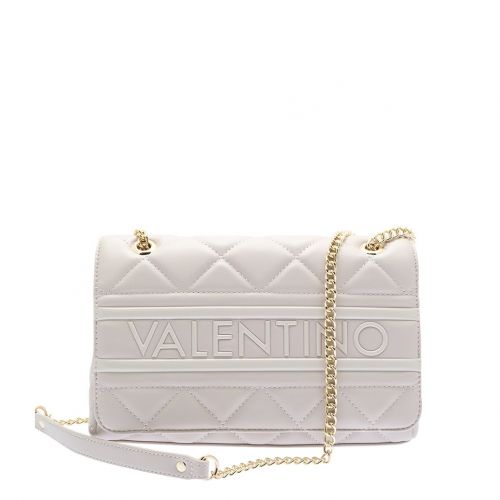 Valentino Bags Womens Ecru Diamond Quilted Ada Satchel Bag