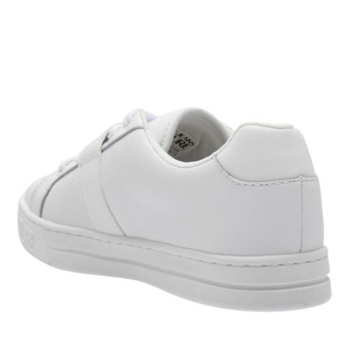 Womens White Elegant Buckle Trainers 92684 by Versace Jeans Couture from Hurleys