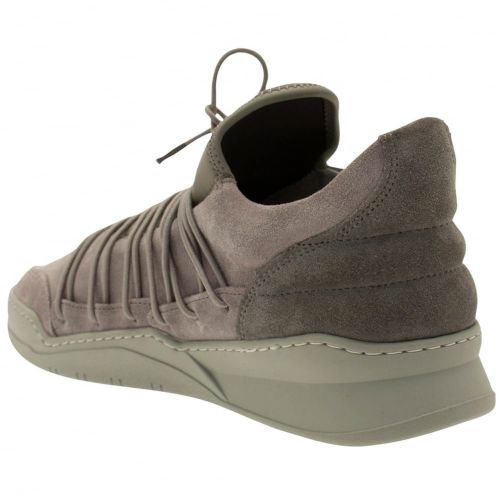 Mens Grey Low Top Lee Trainers 15811 by Filling Pieces from Hurleys