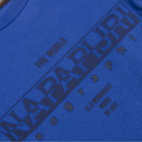 Boys Skydiver Blue Sebyl S/s T Shirt 41896 by Napapijri from Hurleys