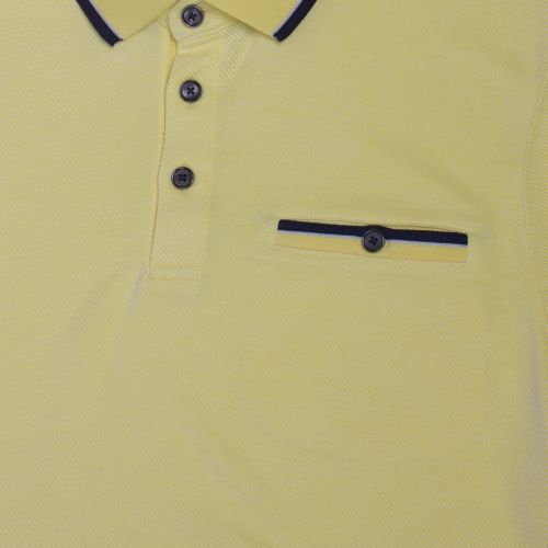 Mens Yellow Habtat Tipped S/s Polo Shirt 36062 by Ted Baker from Hurleys