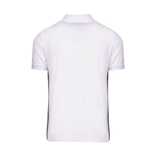 Mens White Ikonik Patch S/s Polo Shirt 76939 by Karl Lagerfeld from Hurleys