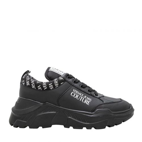 Mens Black Logo Trim Speedtrack Trainers 98710 by Versace Jeans Couture from Hurleys