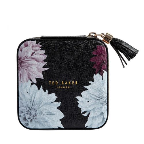 Womens Black Clove Printed Jewellery Case 78427 by Ted Baker from Hurleys