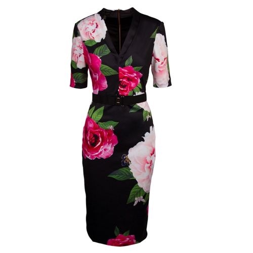 Womens Black Gilanno Magnificent Midi Dress 37308 by Ted Baker from Hurleys