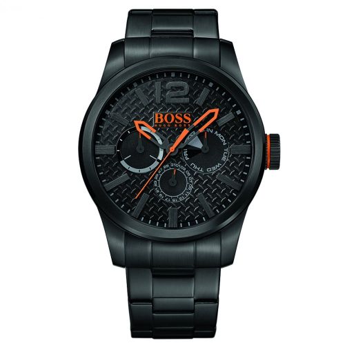 Boss Orange Mens Black Paris Bracelet Watch 16939 by BOSS from Hurleys