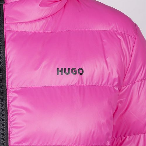 Womens Dark Pink Famara-1 Padded Jacket 104324 by HUGO from Hurleys