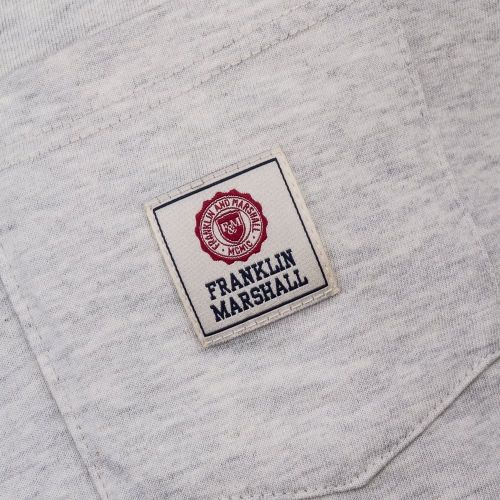 Mens Original Grey Logo Pocket S/s Tee Shirt 66200 by Franklin + Marshall from Hurleys