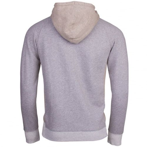 Casual Mens Light Grey Zteen Hooded Sweat Top 19465 by BOSS from Hurleys