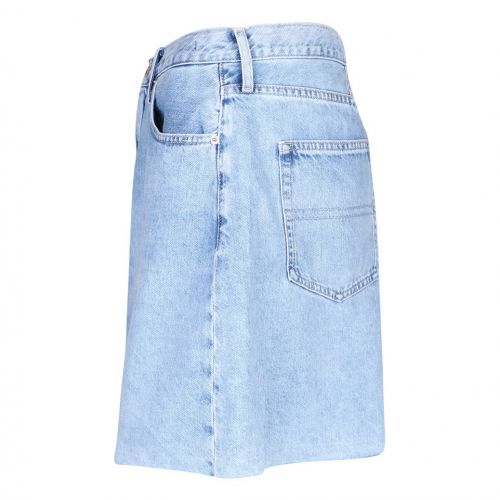 Womens Light Blue Mom Fit Denim Skirt 104284 by Tommy Jeans from Hurleys