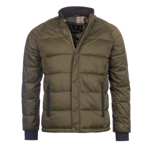 Heritage Mens Olive Hectare Puffer Jacket 11934 by Barbour from Hurleys