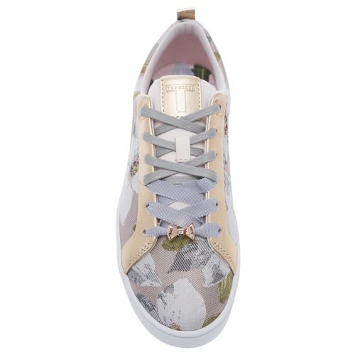 Womens Nude Chatsworth Bloom Ahfiraj Trainers 21660 by Ted Baker from Hurleys