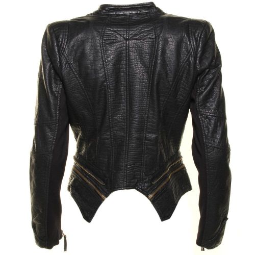 Womens Black Pulp Jacket 29491 by Forever Unique from Hurleys