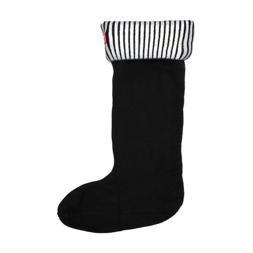 Womens Black Nebula Foiled Tall Boot Socks 99082 by Hunter from Hurleys